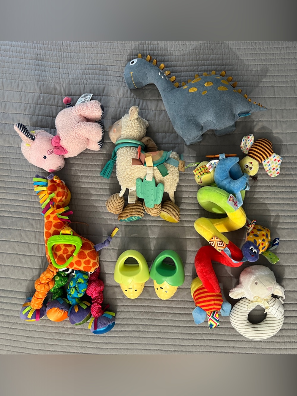 Itzy Ritzy + more | Colorful Plush Baby Activity Toy Set